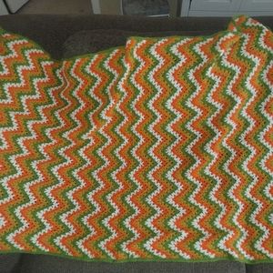 Vintage granny crochet quilt 38" x 88"